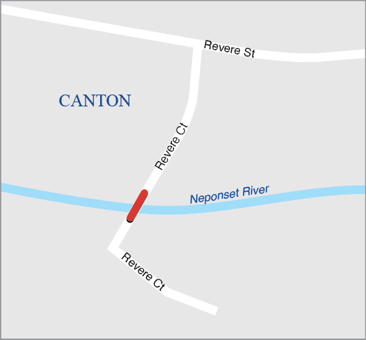 CANTON: BRIDGE REPLACEMENT, C-02-042, REVERE COURT OVER WEST BRANCH OF THE NEPONSET RIVER